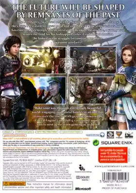 Last Remnant (USA) box cover back